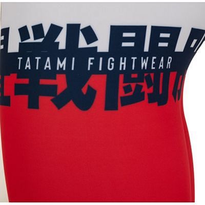 Tatami Super VT Shorts Weiß-Rot