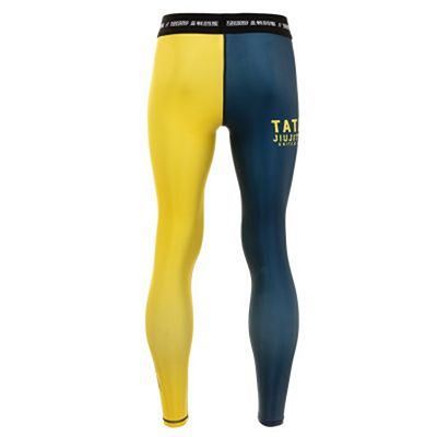 Tatami Supply Co Navy Grappling Spats Azul Marinho-Amarelo