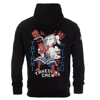Tatami Takedown Tiger Hoodie Black