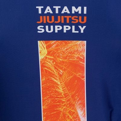 Tatami Tropic Navy LS Rash Guard Azul Marino-Naranja