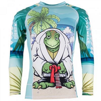 Tatami Turtle Guard Rash Guard Hellblau