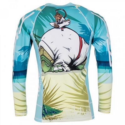 Tatami Turtle Guard Rash Guard Hellblau