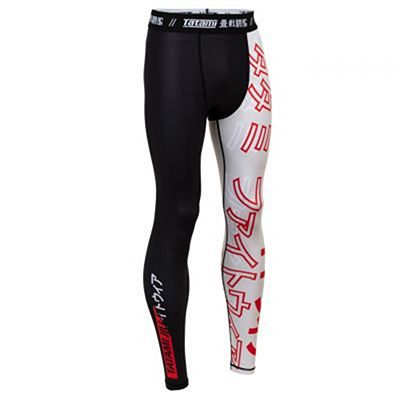 Tatami Uncover Grappling Spats Preto-Branco
