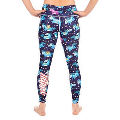 Tatami Unicorn & Stars Leggings Navy Blu