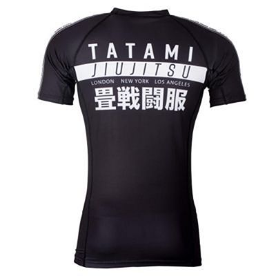 Tatami Worldwide Jiu Jitsu SS Rashguard Black
