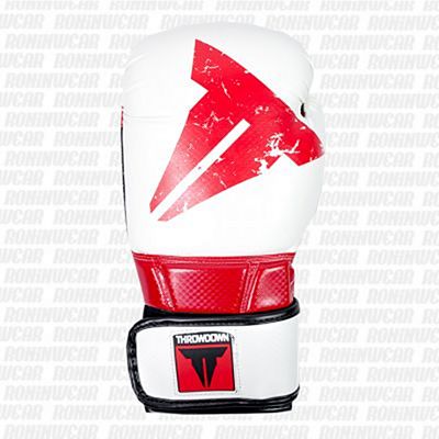 Throwdown Carbonian Boxing Gloves & Shinguards Bianco-Rosso