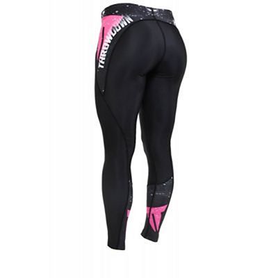 Throwdown Combat Training Spats Preto-Rosa