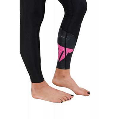 Throwdown Combat Training Spats Schwarz-Rosa