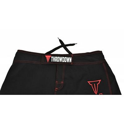 Throwdown Competition MMA Shorts 2.0 Black-Red