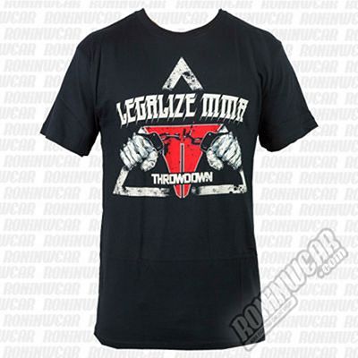 Throwdown Legalize MMA Shirt Noir