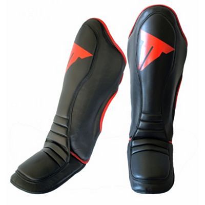 Throwdown Pro Stand Up Shin Instep Guards Svart