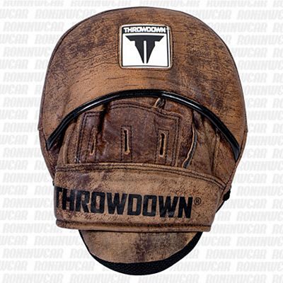 Throwdown Vintage Perfect Punch Mitts 2.0 Brown