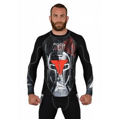 Throwdown Warrior Rashguard Fekete