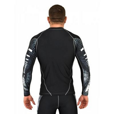 Throwdown Warrior Rashguard Fekete