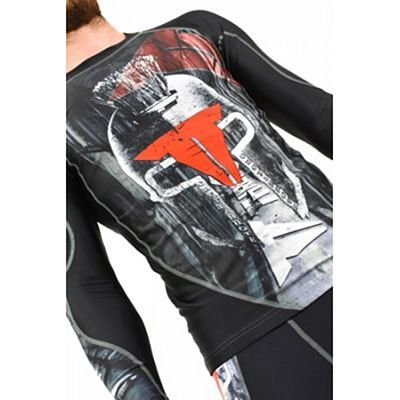 Throwdown Warrior Rashguard Black