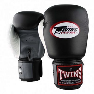 Twins Special BGVL 4 Boxing Gloves Schwarz-Grau-Weiß