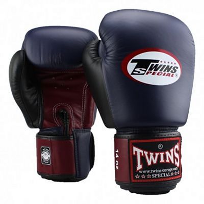 Twins Special BGVL 4 Boxing Gloves Rot-Blau-Schwarz