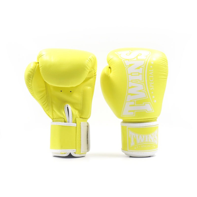 Twins Special BGVL 4 Pastel Boxing Gloves Lemon Yellow