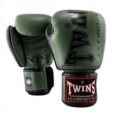 Twins Special BGVL 8 Boxing Gloves Verde-Nero