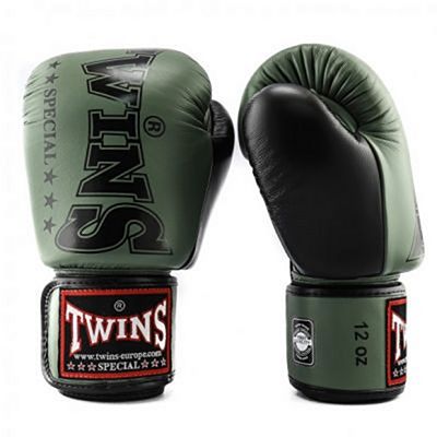 Twins Special BGVL 8 Boxing Gloves Verde-Preto