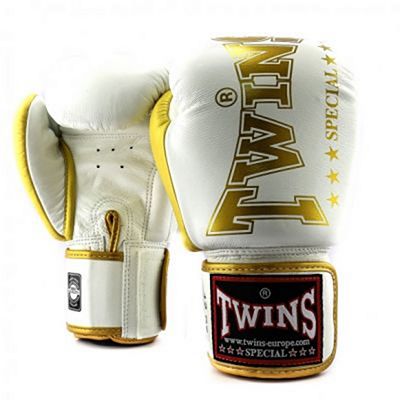 Twins Special BGVL 8 Boxing Gloves Blanco-Oro