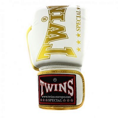 Twins Special BGVL 8 Boxing Gloves Blanc-Or