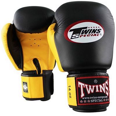 Twins Special Boxing Gloves BGVL 3 Nero-Giallo