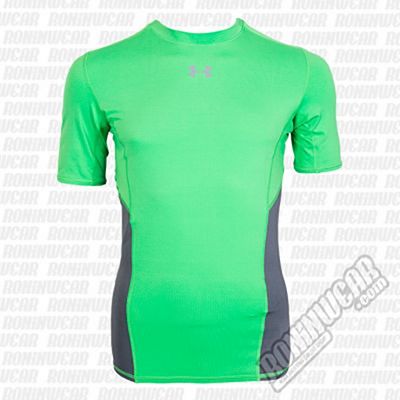 Under Armour CoolSwitch S/S Compression Shirt Verde-Grigio