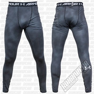 Under Armour HeatGear Armour Printed Compression Leggings Black