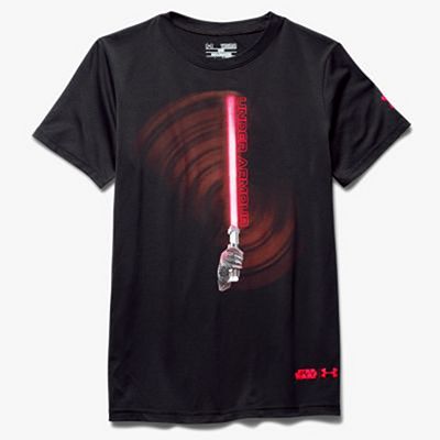 Under Armour Kids Star Wars Light Saber T-shirt Noir