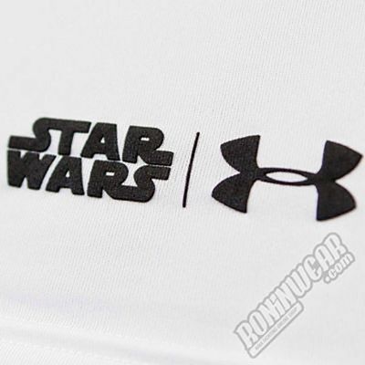 Under Armour Mens Star Wars UA Trooper T-Shirt Bianco