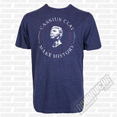 Under Armour Muhammad Ali Cassius Make History T-Shirt Azul Mari