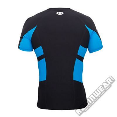 Under Armour Stretch HeatGear S/S Negro-Azul