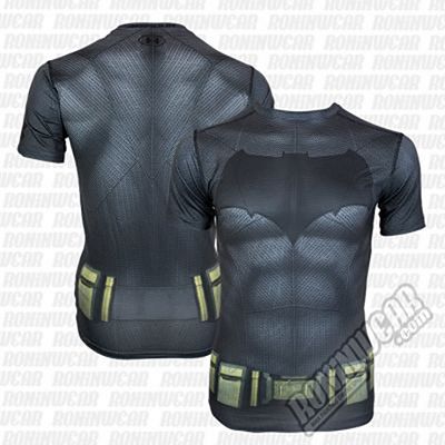 Under Armour Transform Yourself Batman Compression Shirt Fekete