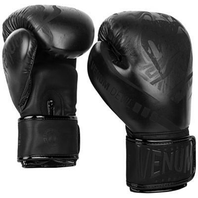 Venum Devil Boxing Gloves Schwarz-Schwarz