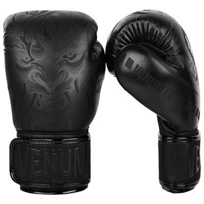 Venum Devil Boxing Gloves Schwarz-Schwarz