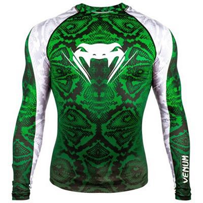 Venum Amazonia 5 Rashguard-Long Sleeves Grün-weiß