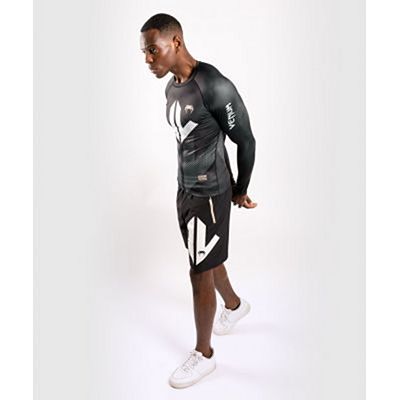 Venum Arrow Loma Signature LS Rashguard Schwarz-weiß