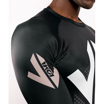 Venum Arrow Loma Signature LS Rashguard Negro-Blanco