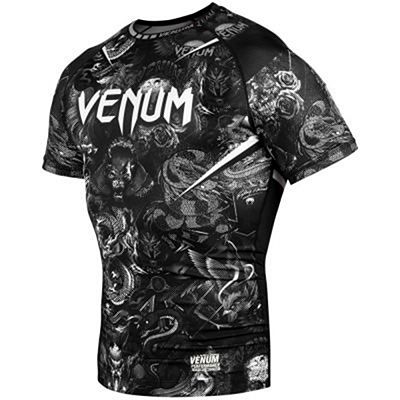 Venum Art Rashguard SS Preto-Branco