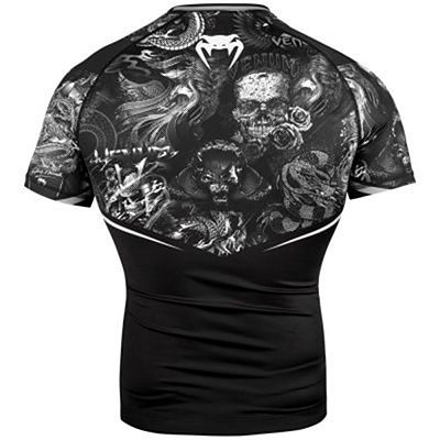 Venum Art Rashguard SS Nero-Bianco