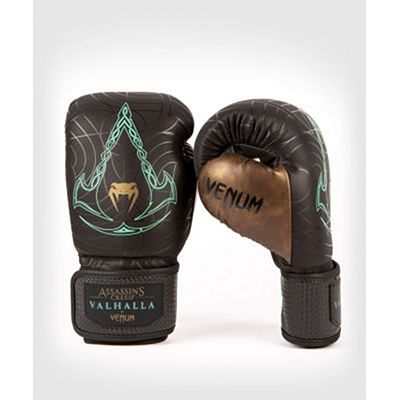 Venum Assassins Creed Boxing Gloves Preto-Dourado