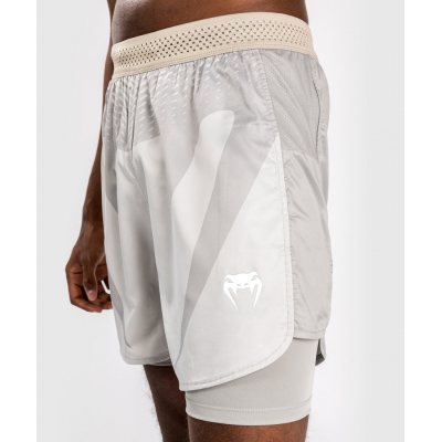 Venum Attack Fight Shorts White