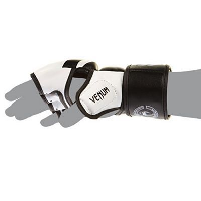 Venum Attack MMA Gloves Nero-Bianco