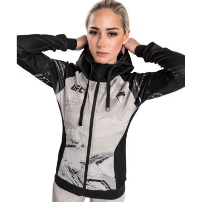 Venum Authentic Fight Week 2.0 Zip Hoodie For Women Preto-Branco