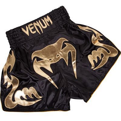 Venum Bangkok Inferno Muay Thai Shorts Noir-Or