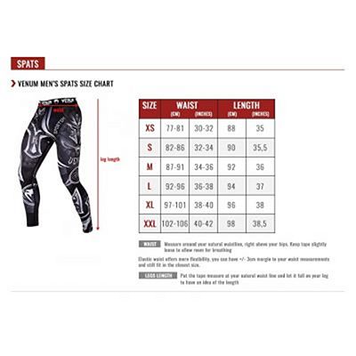 Venum Bloody Roar Spats Rojo
