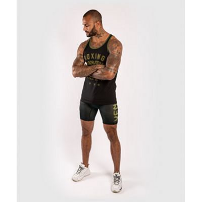 Venum Boxing Lab Compression Shorts Nero-Verde