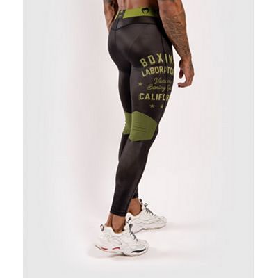 Venum Boxing Lab Compression Tights Preto-Verde