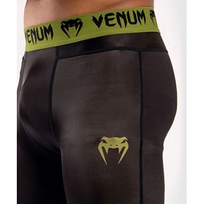 Venum Boxing Lab Compression Tights Nero-Verde